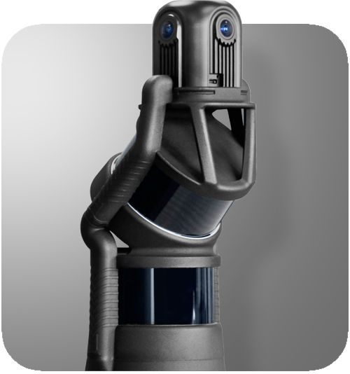 HERON MS TWIN Color - 32 channels double lidar sensor capture head with 8K pano camera
