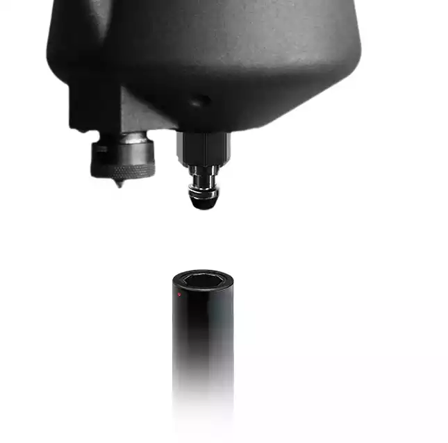HERON MS TWIN - easy quick release adapter system to secure the measuring head on different supports