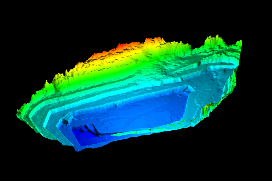 opmms - sistema di monitoraggio lidar automatico per fronti di cava e cave a cielo aperto. creazione di modelli 3D
